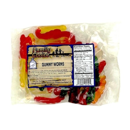 Gummy Worm Candy, 8 Oz